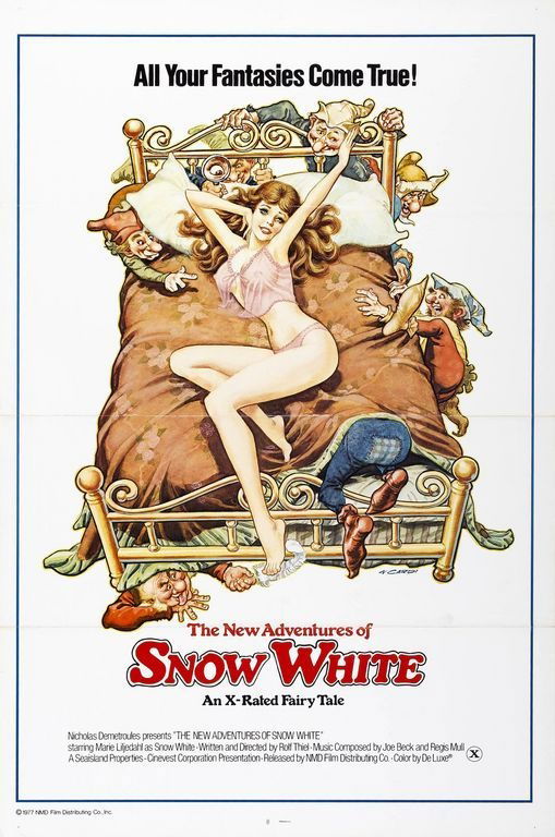 The New Adventures of Snow White ( X rated ) movie poster by Cardy